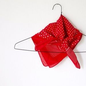 Polka Dot Bandana Scarf